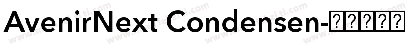 AvenirNext Condensen字体转换